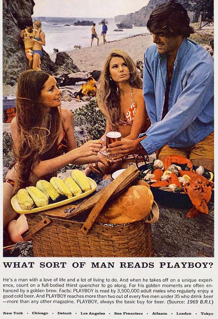 Retro Naturist Beach - Playboy â€“ Vintage Ads from 1958 to 1974 | CJMS Communications